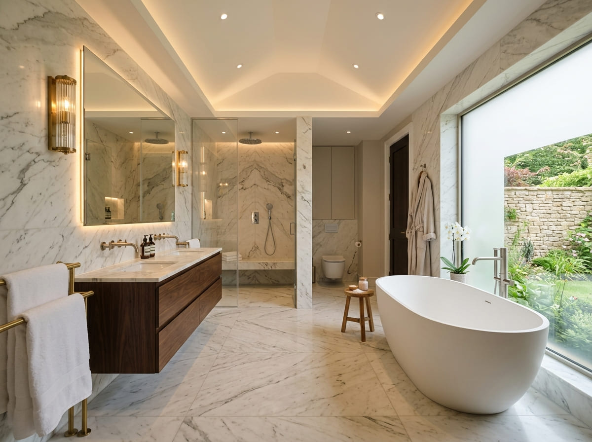 Custom Bathroom Renovation in Thrall